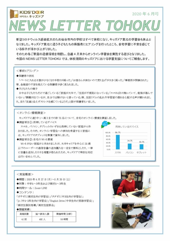 Newsletter TOHOKU 2020_6月